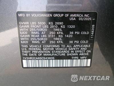 2025 Volkswagen Atlas 2.0T SE w/Technology - zdjęcie 5 z 28 - miniatura