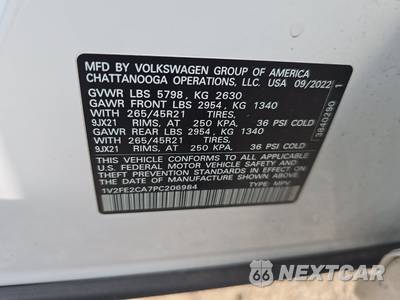 2023 Volkswagen Atlas Cross Sport 3.6L V6 SEL Premium R-Line - zdjęcie 14 z 33 - miniatura