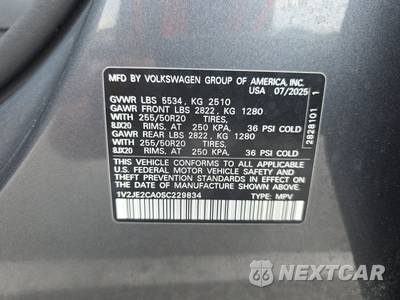 2025 Volkswagen Atlas Cross Sport 2.0T SE w/Technology - zdjęcie 14 z 21 - miniatura