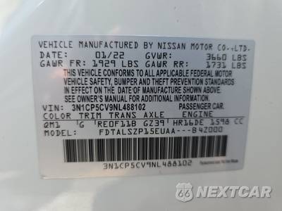 2022 Nissan Kicks SV - zdjęcie 21 z 39 - miniatura