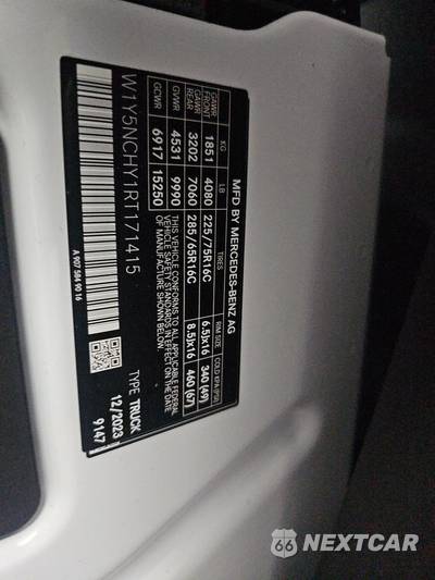 2024 Mercedes-Benz Sprinter 3500 Cargo Van DRW 170.0" WB - zdjęcie 13 z 18 - miniatura