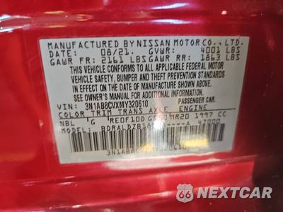 2021 Nissan Sentra SV - zdjęcie 14 z 37 - miniatura
