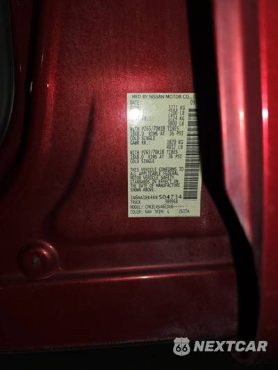 2019 Nissan TITAN S Crew Cab Short Bed - zdjęcie 14 z 45 - miniatura