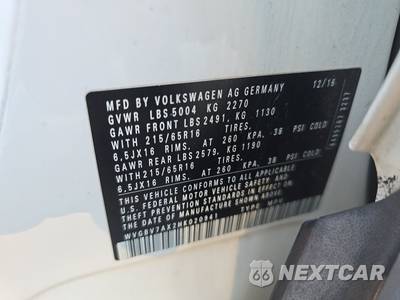 2017 Volkswagen Tiguan S - zdjęcie 14 z 34 - miniatura