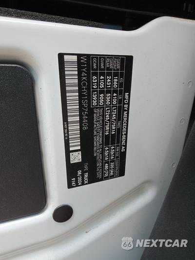 2025 Mercedes-Benz Sprinter 2500 Cargo Van High Roof 170.0" WB - zdjęcie 15 z 30 - miniatura