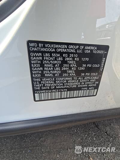 2024 Volkswagen Atlas Cross Sport 2.0T SE w/Technology - zdjęcie 14 z 31 - miniatura