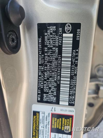2014 Toyota Avalon XLE - zdjęcie 14 z 17 - miniatura