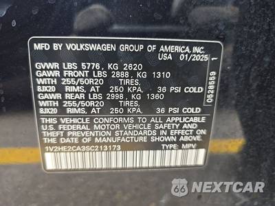 2025 Volkswagen Atlas Cross Sport 2.0T SE w/Technology - zdjęcie 14 z 28 - miniatura