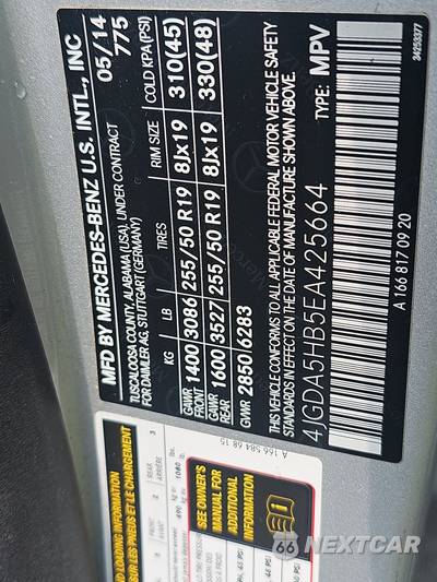 2014 Mercedes-Benz ML 350 - zdjęcie 14 z 35 - miniatura