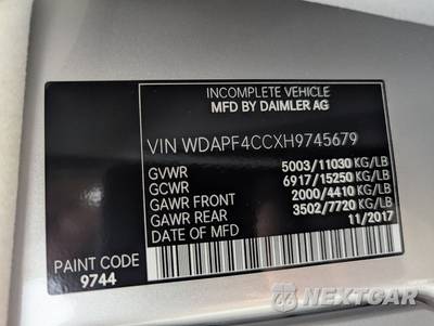 2017 Mercedes-Benz Sprinter 3500XD Cab Chassis DRW - zdjęcie 28 z 29 - miniatura