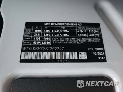 2025 Mercedes-Benz Sprinter 2500 Cargo Van Standard Roof 144.0" WB - zdjęcie 13 z 43 - miniatura