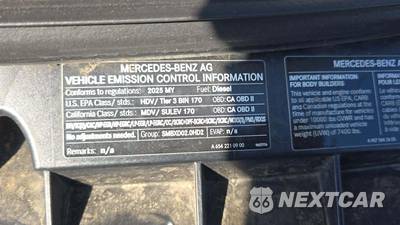 2025 Mercedes-Benz Sprinter 2500 Cargo Van Standard Roof 144.0" WB - zdjęcie 21 z 28 - miniatura