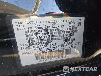 2025 Nissan Versa S - zdjęcie 14 z 21 - miniatura