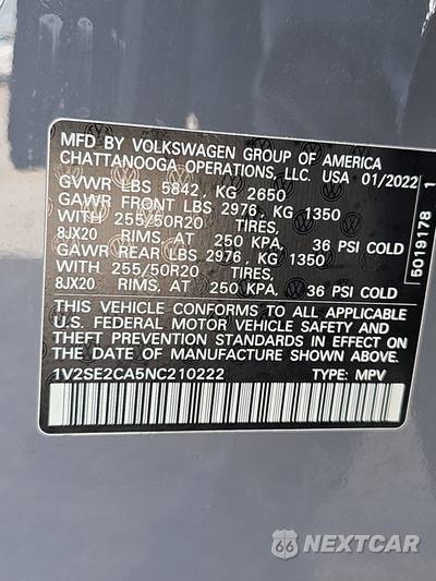 2022 Volkswagen Atlas Cross Sport V6 SEL R-Line - zdjęcie 14 z 18 - miniatura
