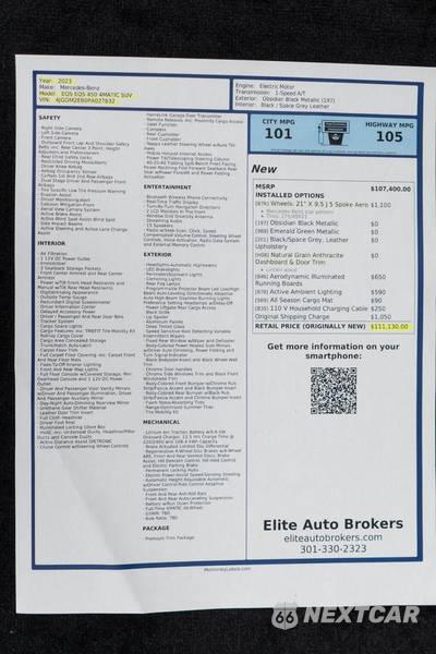 2023 Mercedes-Benz EQS 450 4MATIC SUV - zdjęcie 52 z 54 - miniatura