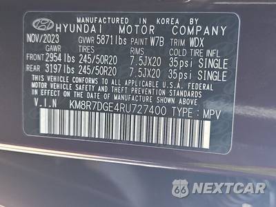 2024 Hyundai Palisade Calligraphy - zdjęcie 15 z 19 - miniatura