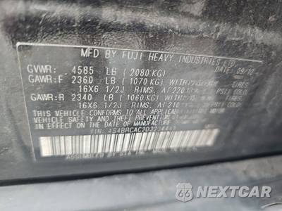 2013 Subaru Outback 2.5i - zdjęcie 14 z 17 - miniatura
