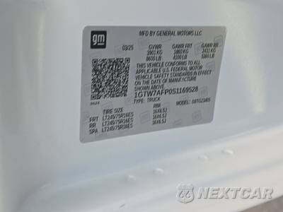 2025 GMC Savana 2500 Cargo Van 1WT 135.0" WB - zdjęcie 13 z 25 - miniatura