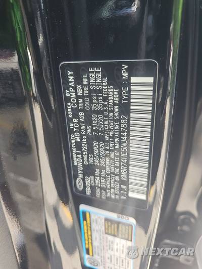 2022 Hyundai Palisade Calligraphy - zdjęcie 15 z 19 - miniatura