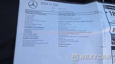 2026 Mercedes-Benz G 550 4MATIC - zdjęcie 18 z 20 - miniatura