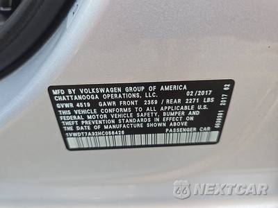 2017 Volkswagen Passat 1.8T R-Line w/Comfort Pkg - zdjęcie 14 z 25 - miniatura