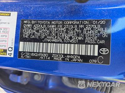 2020 Toyota C-HR XLE - zdjęcie 46 z 49 - miniatura