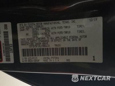 2020 Toyota Tundra SR5 Crew Cab Short Bed - zdjęcie 14 z 32 - miniatura