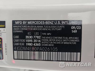 2023 Mercedes-Benz EQS 580 4MATIC SUV - zdjęcie 15 z 25 - miniatura