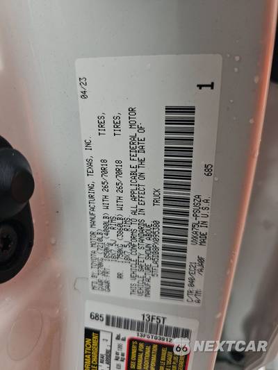2023 Toyota Tundra SR5 Crew Cab Short Bed - zdjęcie 14 z 24 - miniatura