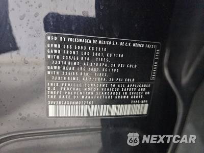 2022 Volkswagen Tiguan SE - zdjęcie 14 z 27 - miniatura