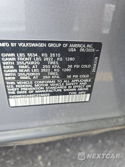 2025 Volkswagen Atlas Cross Sport 2.0T SE w/Technology - zdjęcie 14 z 27 - miniatura