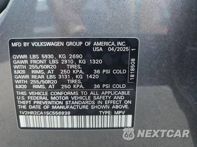 2025 Volkswagen Atlas 2.0T SE w/Technology - zdjęcie 4 z 32 - miniatura