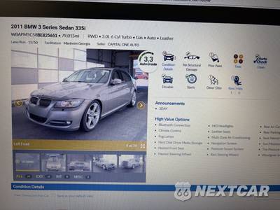 2011 BMW 3 Series Sedan 335i - zdjęcie 1 z 1 - miniatura