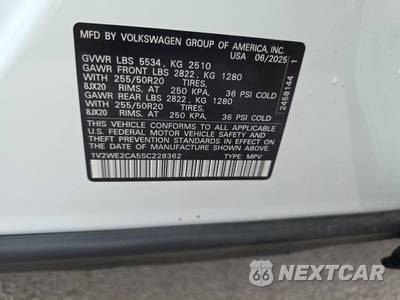 2025 Volkswagen Atlas Cross Sport 2.0T SE w/Technology - zdjęcie 14 z 22 - miniatura
