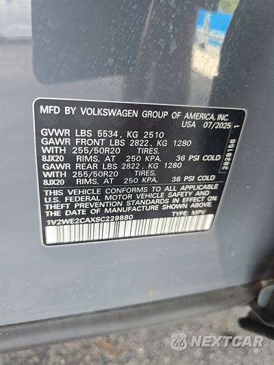 2025 Volkswagen Atlas Cross Sport 2.0T SE w/Technology - zdjęcie 14 z 22 - miniatura