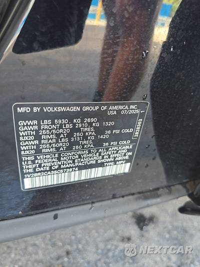 2025 Volkswagen Atlas 2.0T SEL - zdjęcie 15 z 21 - miniatura