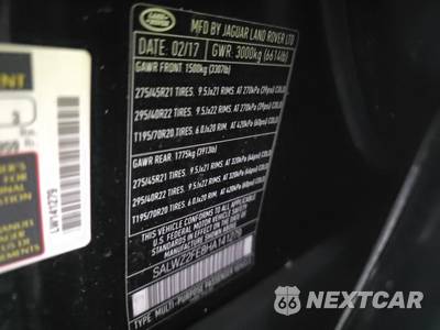 2017 Land Rover Range Rover Sport SVR - zdjęcie 11 z 18 - miniatura
