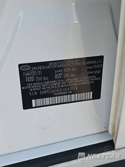 2020 Hyundai Sonata SE - zdjęcie 14 z 26 - miniatura