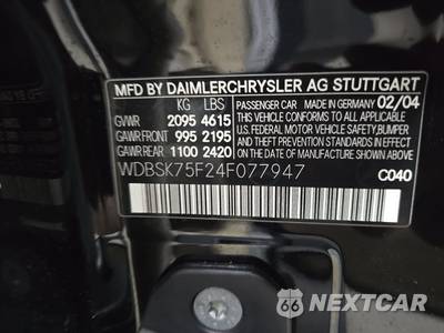 2004 Mercedes-Benz SL 500 - zdjęcie 14 z 26 - miniatura