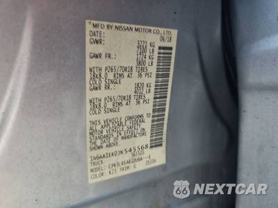2018 Nissan TITAN S Crew Cab Short Bed - zdjęcie 13 z 13 - miniatura