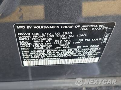 2025 Volkswagen Atlas 2.0T SE w/Technology - zdjęcie 15 z 27 - miniatura