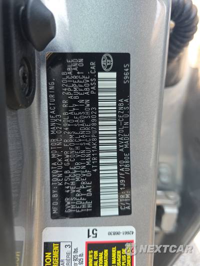 2023 Toyota Camry LE - zdjęcie 15 z 20 - miniatura