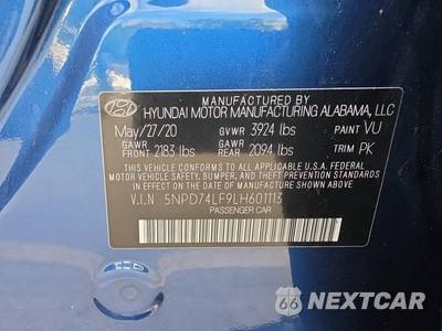 2020 Hyundai Elantra SE Sedan - zdjęcie 17 z 23 - miniatura
