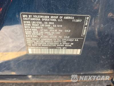 2018 Volkswagen Atlas V6 SEL - zdjęcie 15 z 19 - miniatura