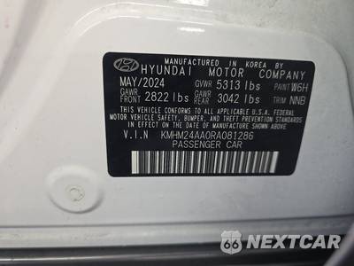 2024 Hyundai IONIQ 6 SE - zdjęcie 14 z 27 - miniatura
