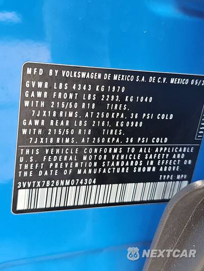 2022 Volkswagen Taos SE - zdjęcie 14 z 19 - miniatura