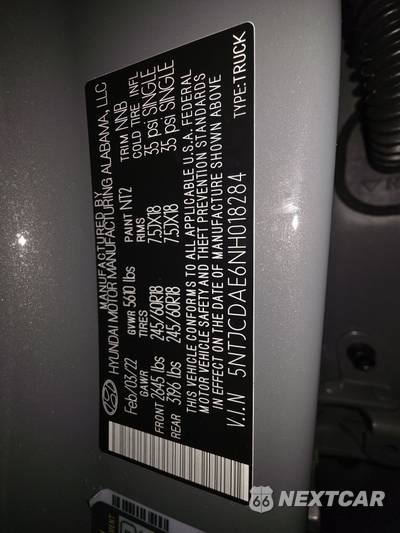 2022 Hyundai Santa Cruz SEL Crew Cab Short Bed - zdjęcie 14 z 29 - miniatura