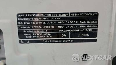 2023 Nissan Versa SV - zdjęcie 20 z 26 - miniatura