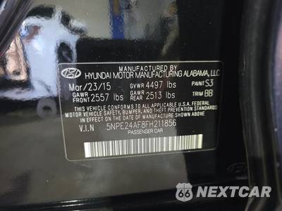 2015 Hyundai Sonata SE - zdjęcie 17 z 22 - miniatura