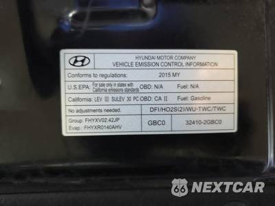 2015 Hyundai Sonata SE - zdjęcie 21 z 22 - miniatura